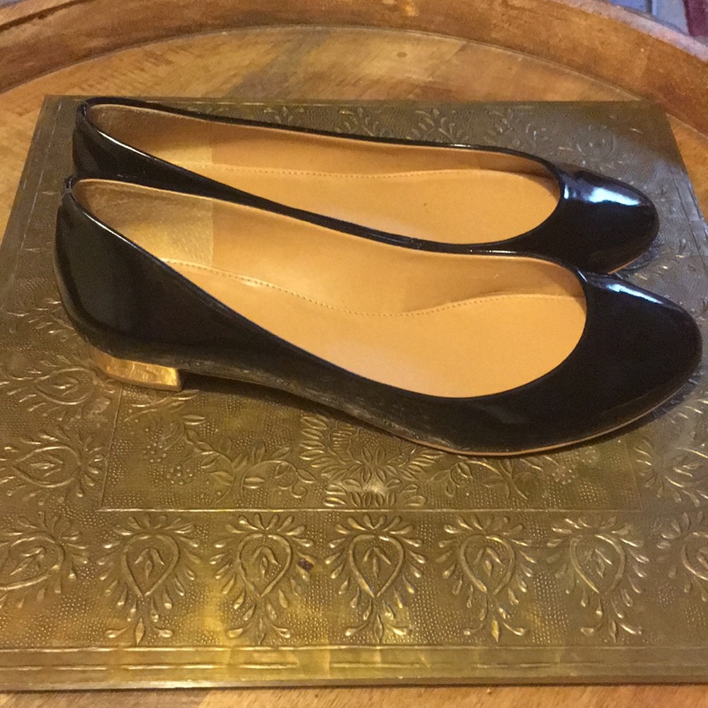 J Crew Black Kitten Heels